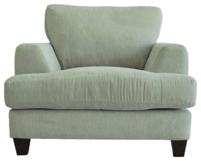 Heart of House Houghton Fabric Chair - Light Grey
